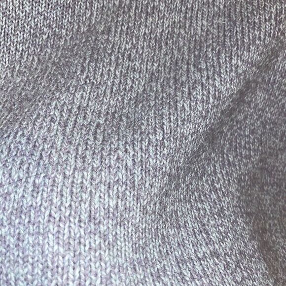 Flax Mock Neck Sweater Womens Size Small Medium Cotton Nylon‎ Pocket Gray Green - Picture 8 of 8